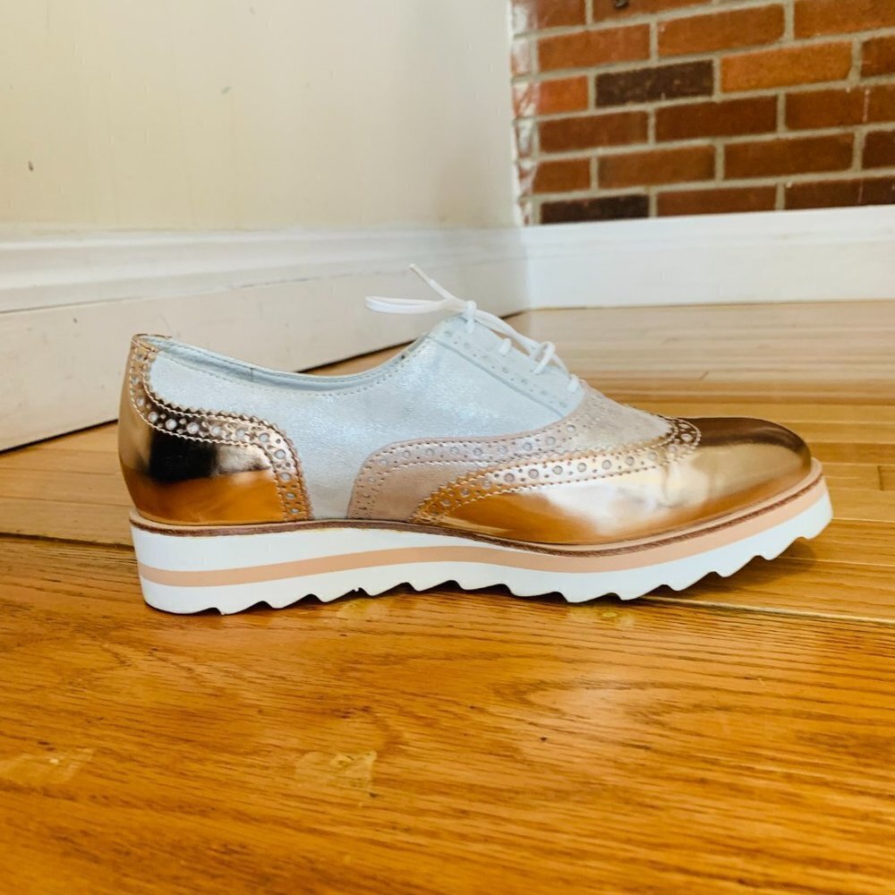 Mephisto Women's Yael Oxford Sparkle Leather Walking Sneakers Shoes 8.5 - Picture 13 of 13